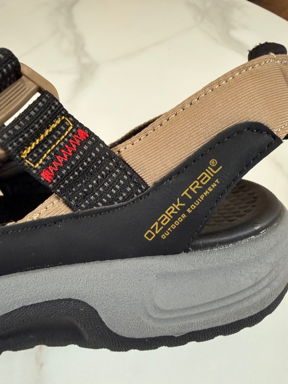 Ozark trail Black and Tan Outdoor Sport Sandals - Picture 10 of 10